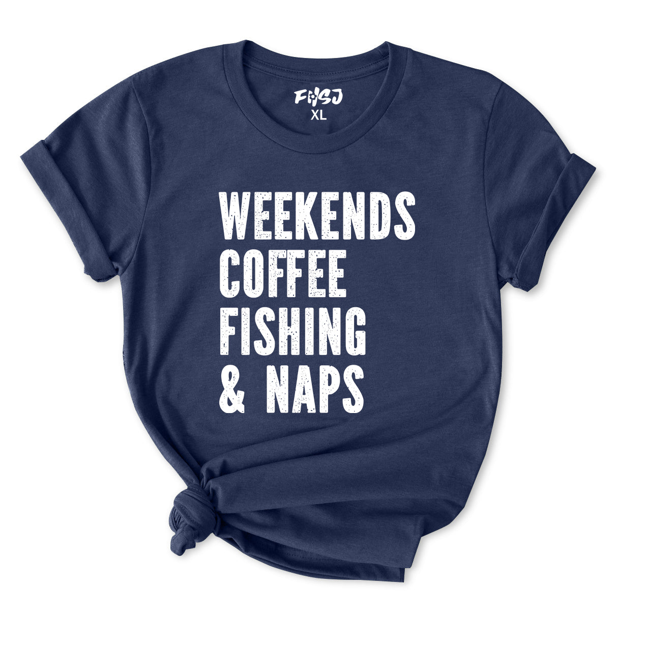 Weekends Coffee Fishing & Naps T-Shirt for Women