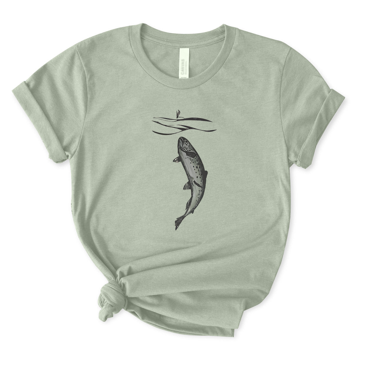 Trout Fishing T-Shirt FOR WOMEN