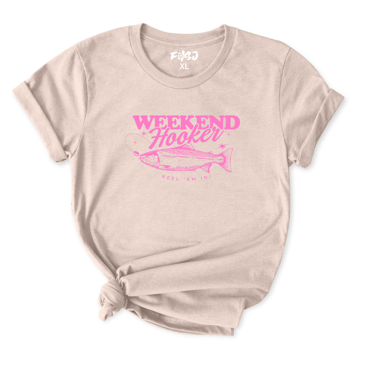 Weekend Hooker Fishing T-Shirt for Women