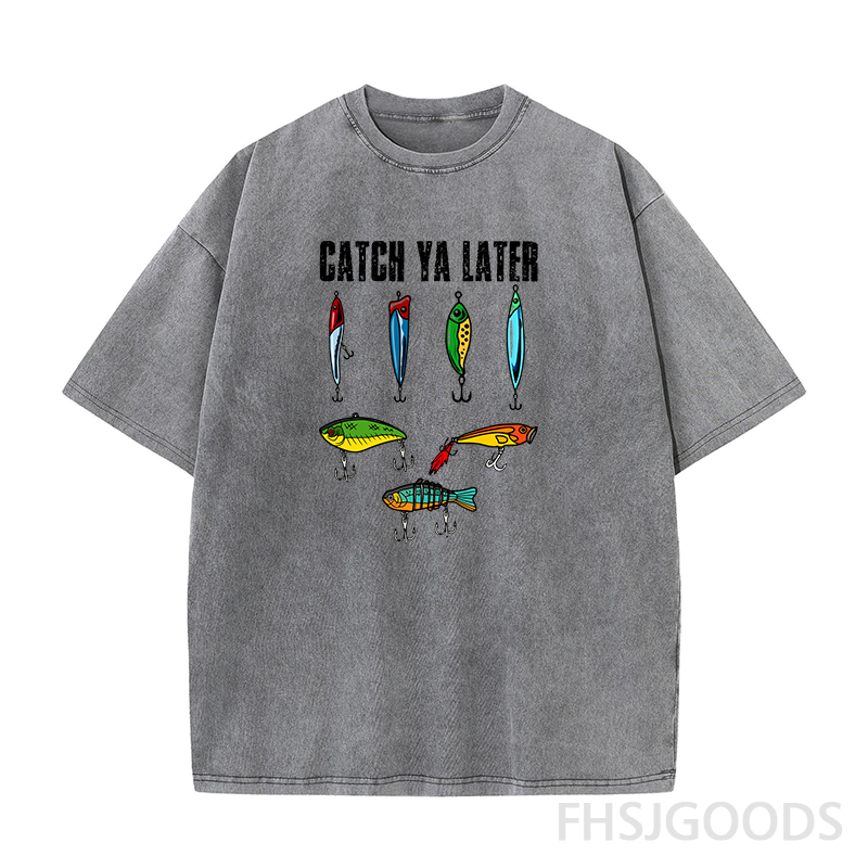 Fish Lover Unisex Distressed T-Shirt