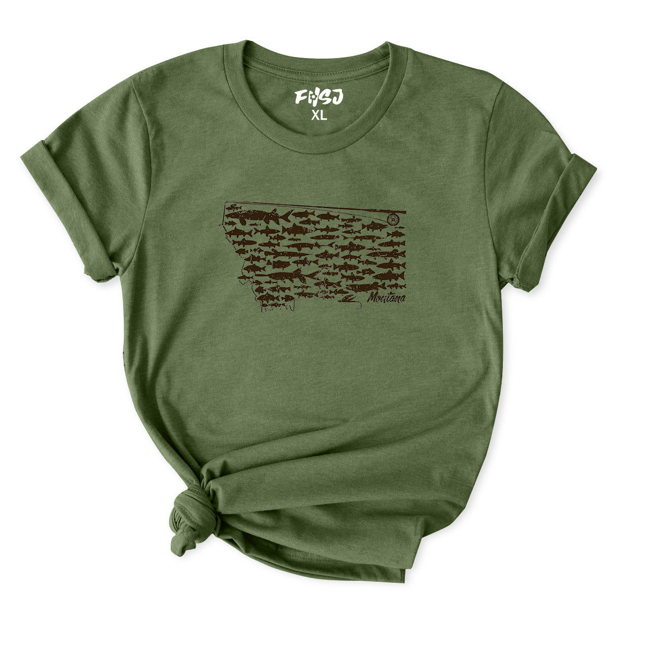 Fish of Montana T-Shirt for Women