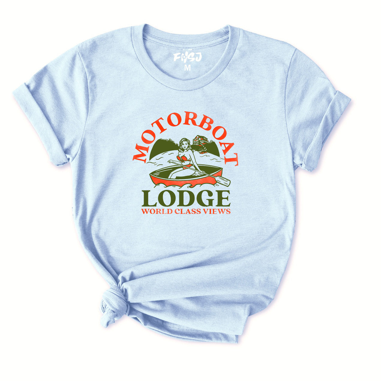Motorboat Lodge T-Shirt for women