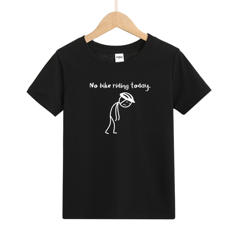 No Bike Riding Today Kids T-Shirt