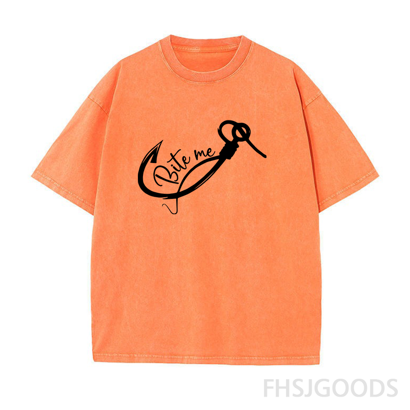 Bite Me Unisex Distressed T-Shirt