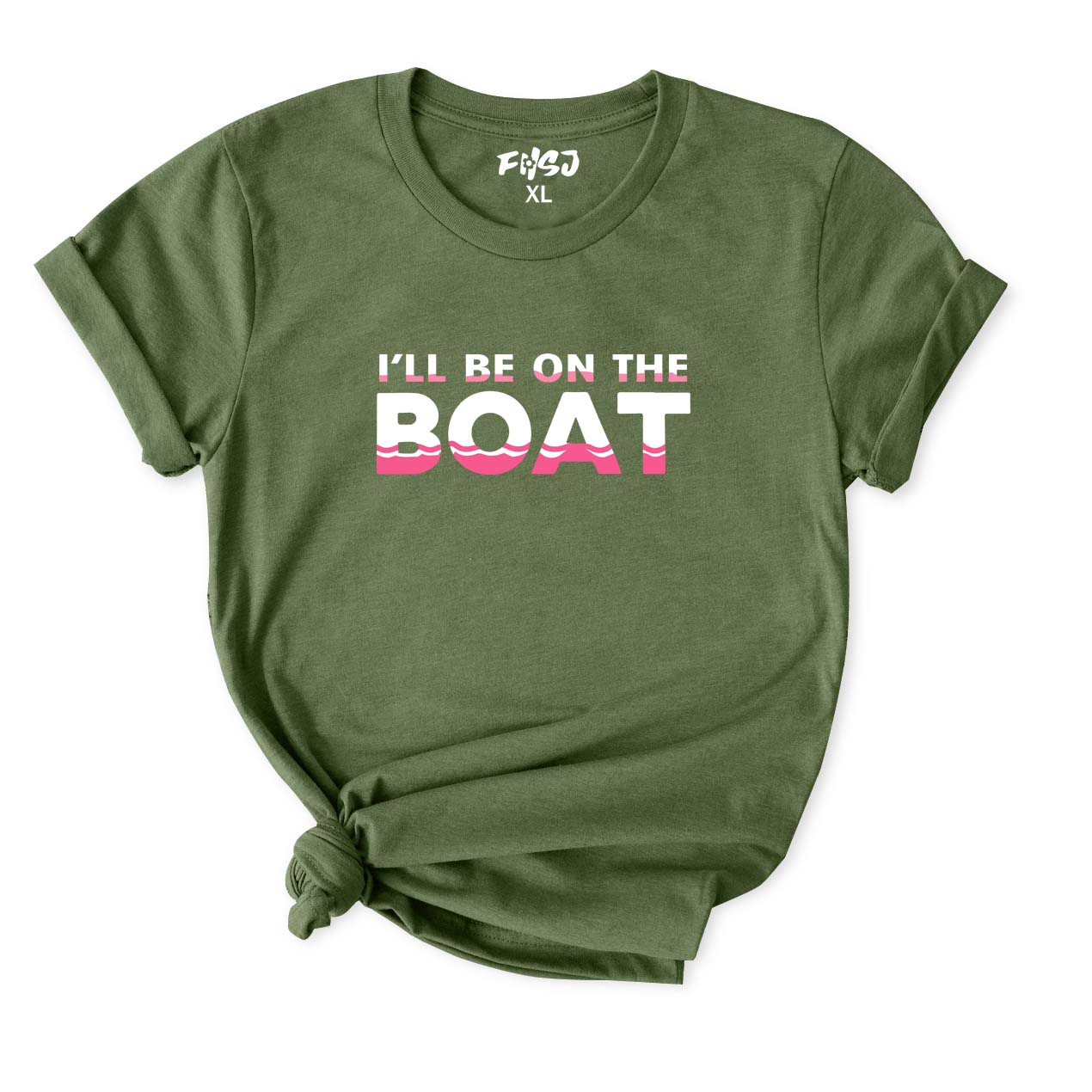 I'll Be on The Boat T-Shirt for Women