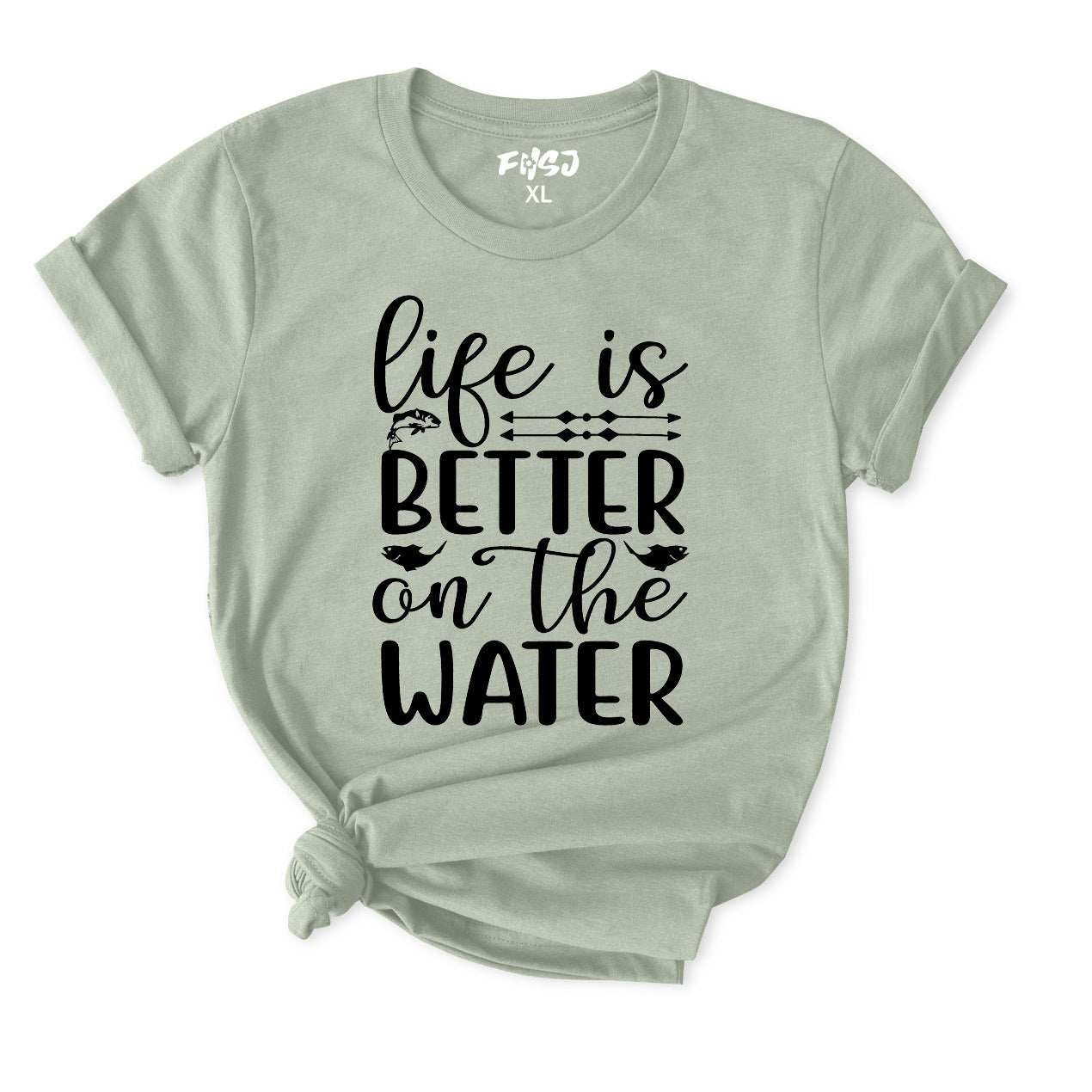 Lite Is Better On The Water T-Shirt for Women