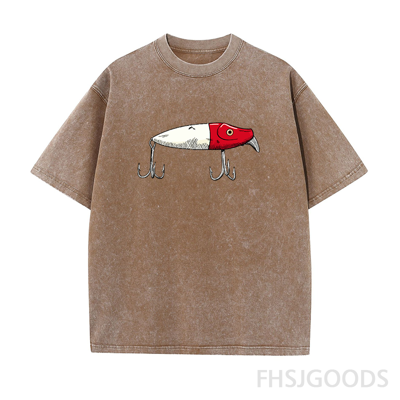 Vintage Fishing Lure Unisex Distressed T-Shirt