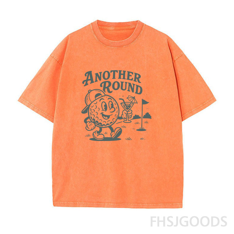 Another Round Golf Unisex Distressed T-Shirt