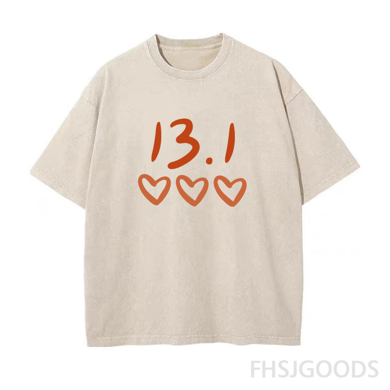 Half Marathon Runner Unisex Distressed T-Shirt