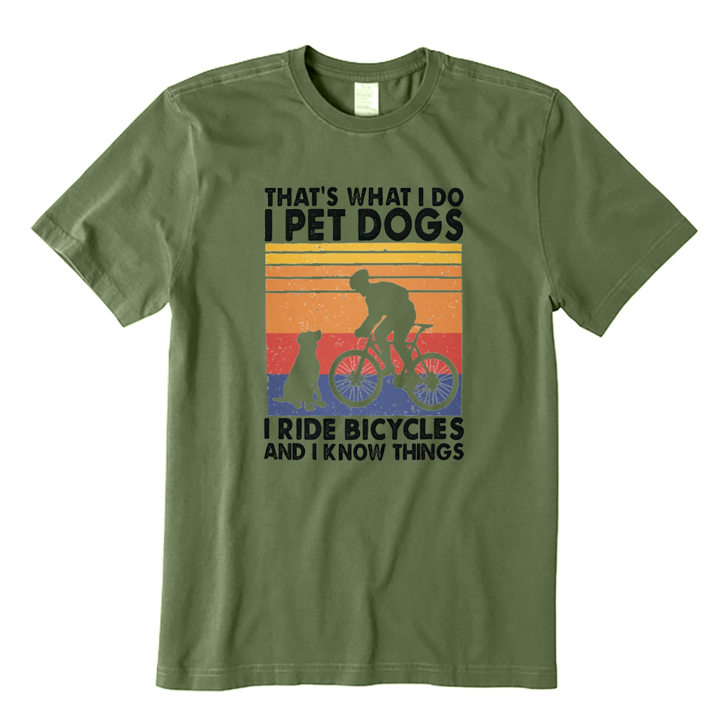 Dog & Bicycle Lover T-shirt