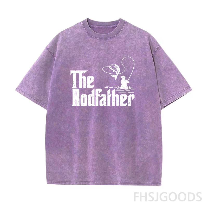 The Rodfather Unisex Distressed T-Shirt