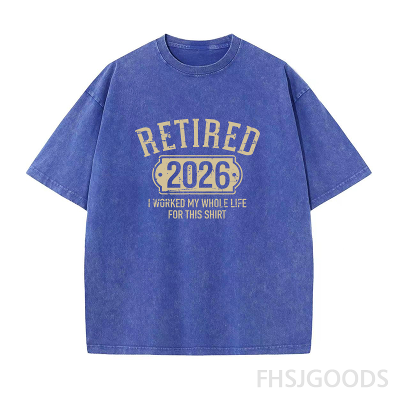 I Worked My Whole Life for This Shirt Retired Unisex Distressed T-Shirt