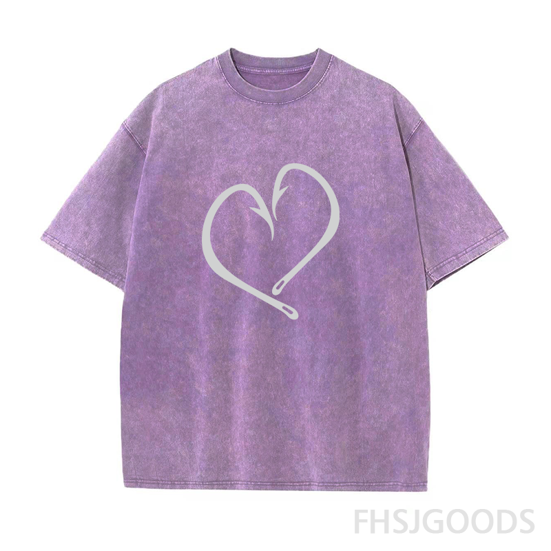 Fishing Love Unisex Distressed T-Shirt