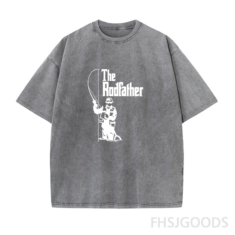 The Rodfather Unisex Distressed T-Shirt