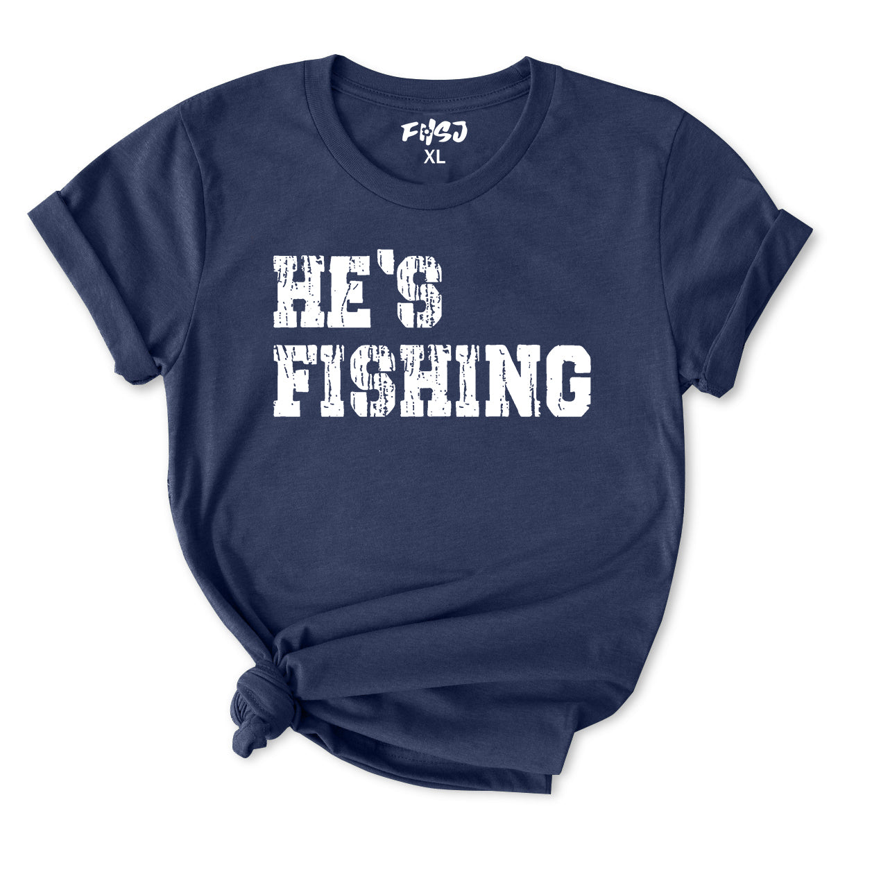 He's Fishing T-Shirt for Women