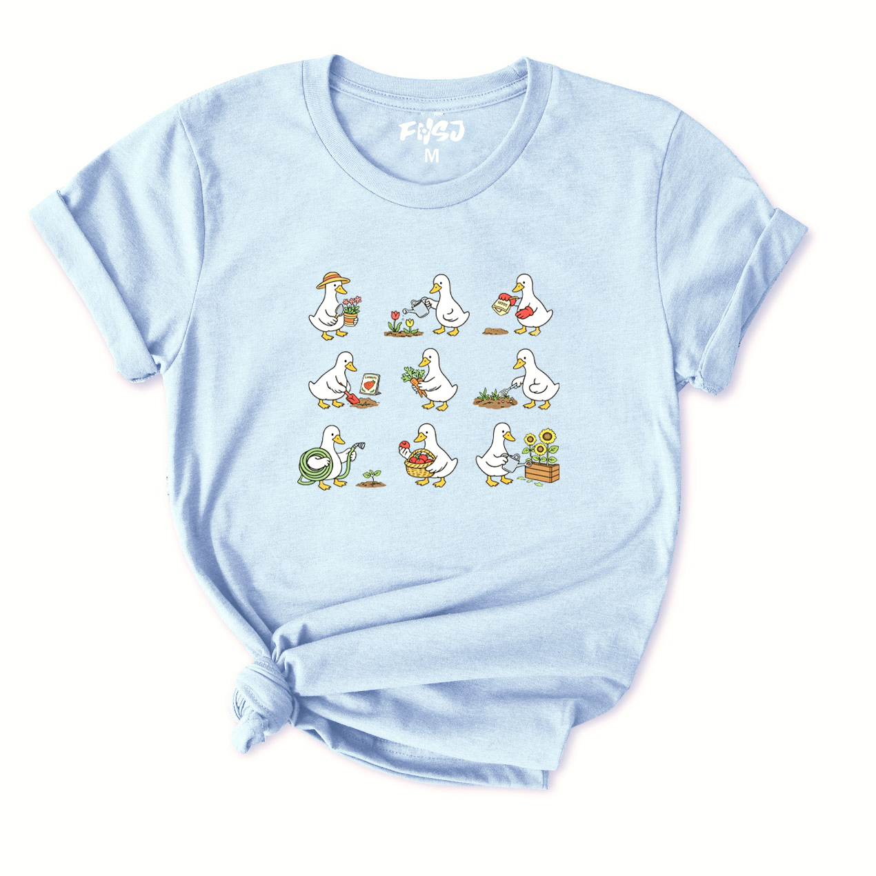 Cute Goose Gardener T-Shirt for Women