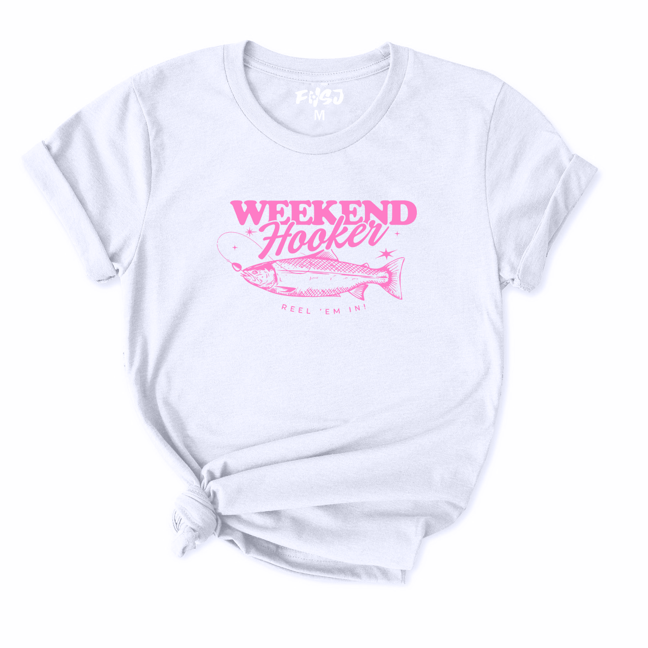 Weekend Hooker Fishing T-Shirt for Women