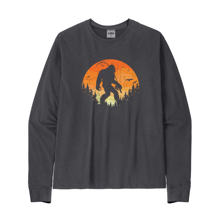 Bigfoot Fishing Long Sleeve T-Shirt