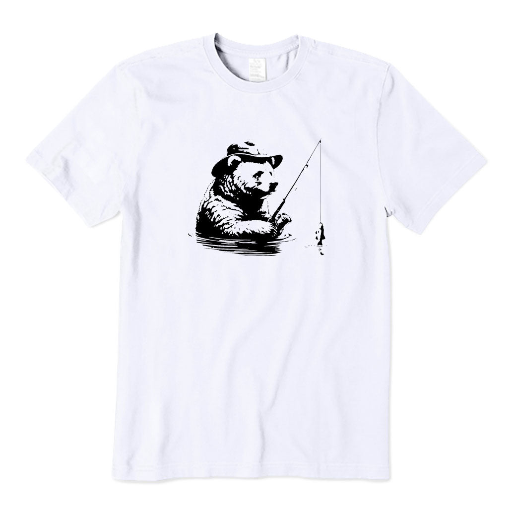 Papa Bear Fishing T-Shirt