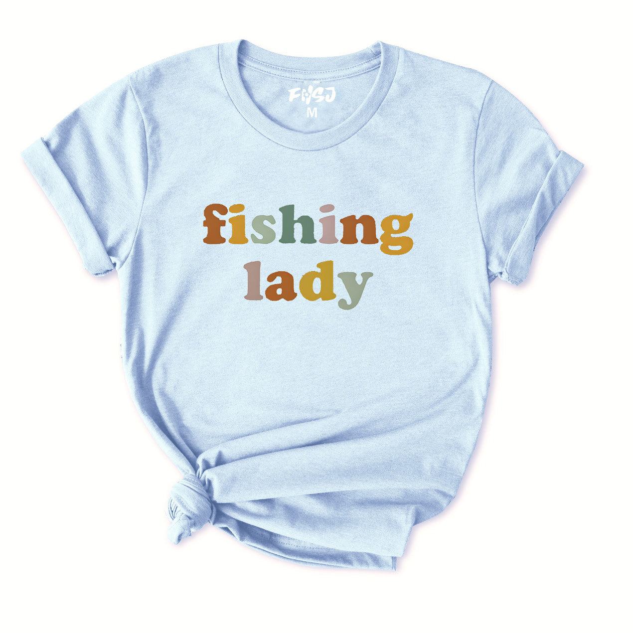 Fishing Lady T-Shirt for Women