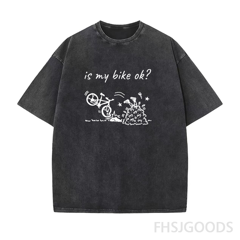 Is My Bike Ok Unisex Distressed T-Shirt