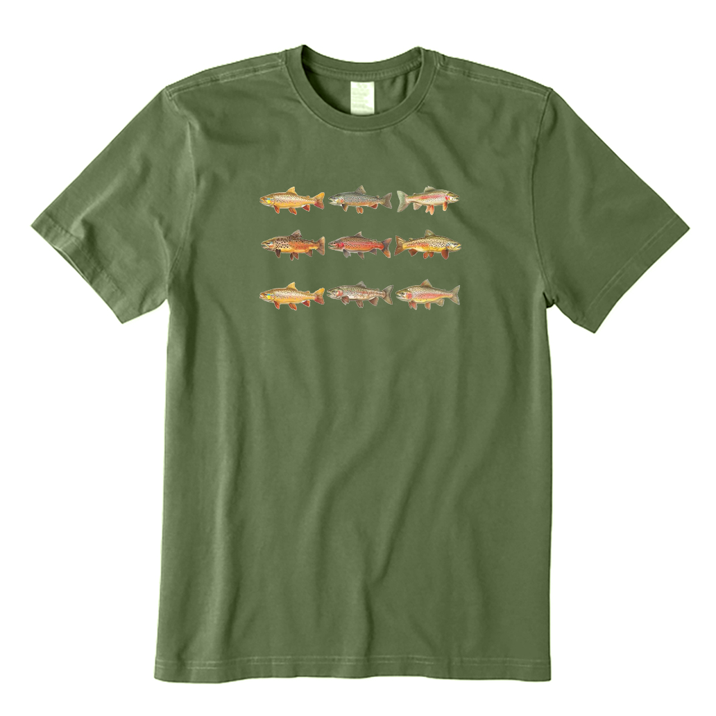 Fly Fishing Trout T-shirt