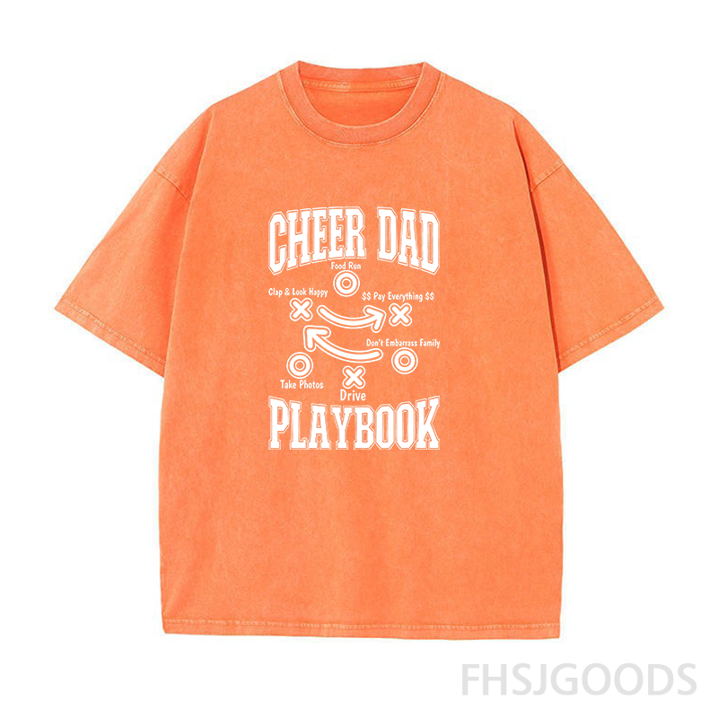 Cheer Dad Unisex Distressed T-Shirt