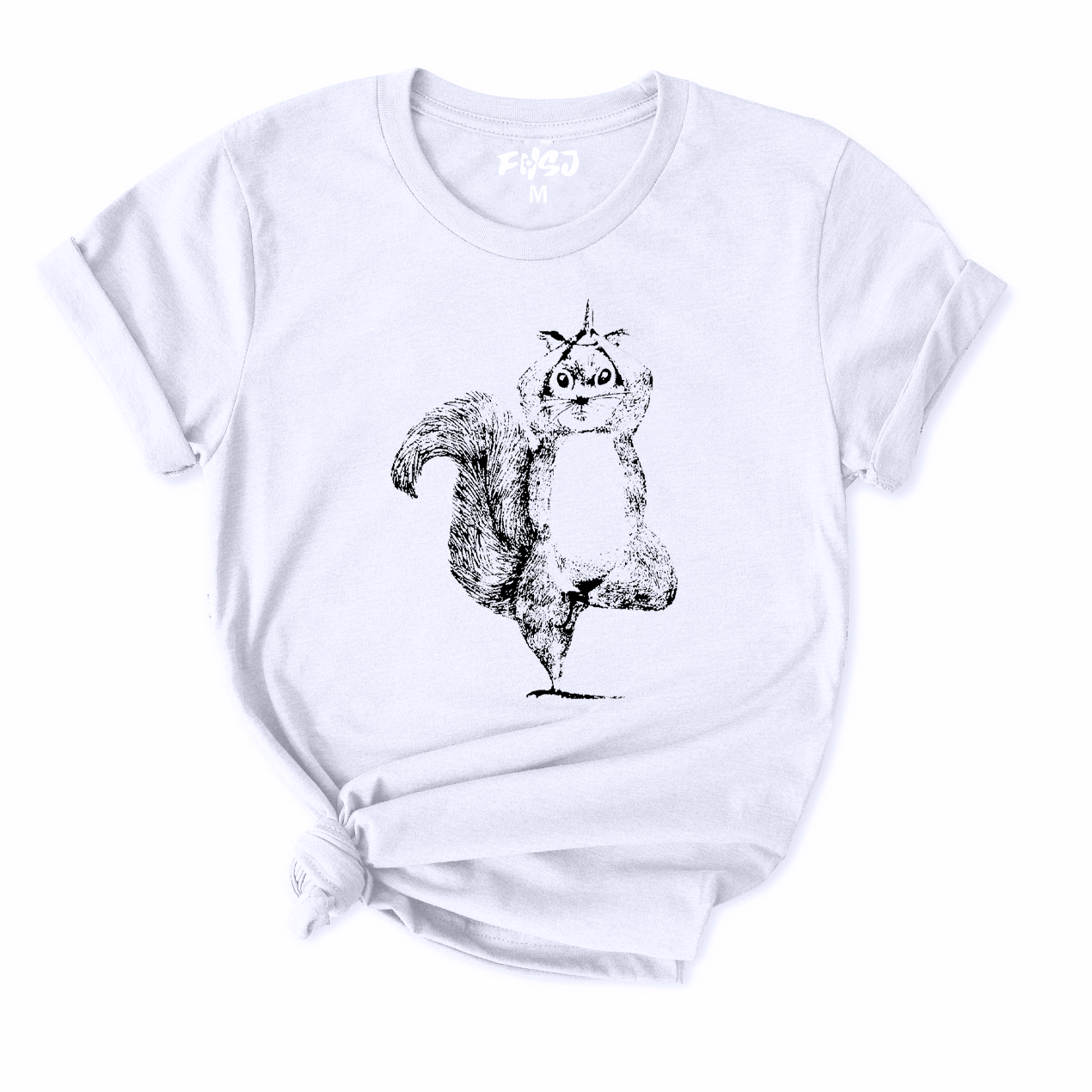 Squirrel Yoga T-Shirt for Women