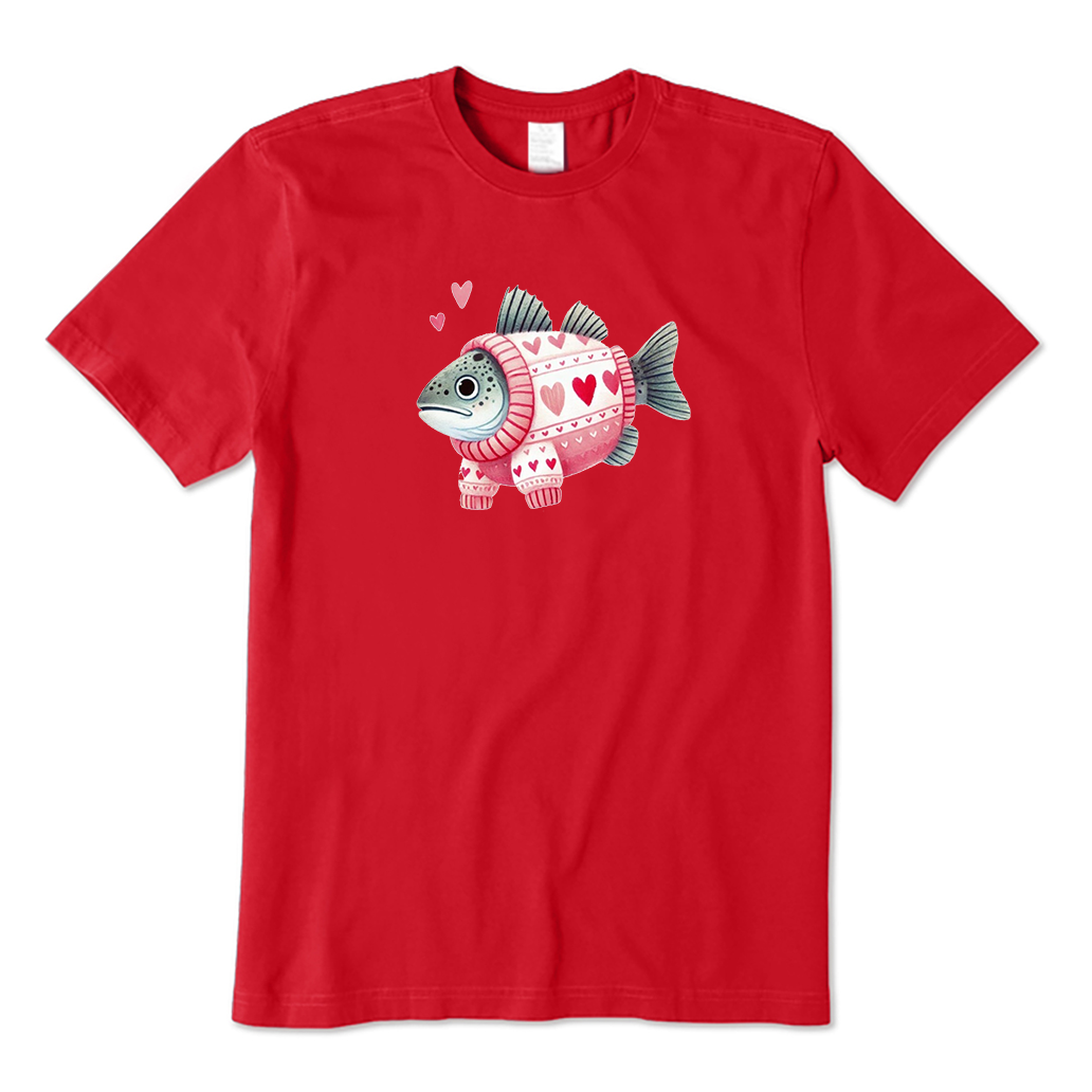 Funny Fish Valentines T-Shirt