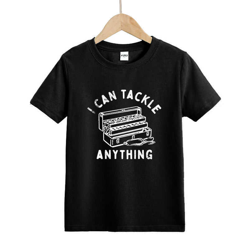 I Can Tackle Anything Kids T-Shirt