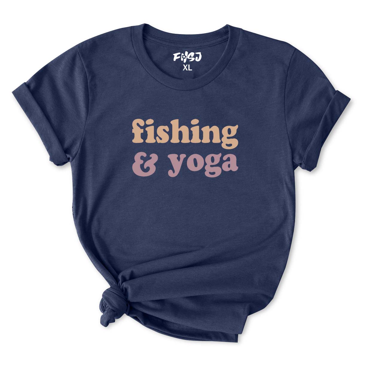 Fishing and Yoga T-Shirt for Women
