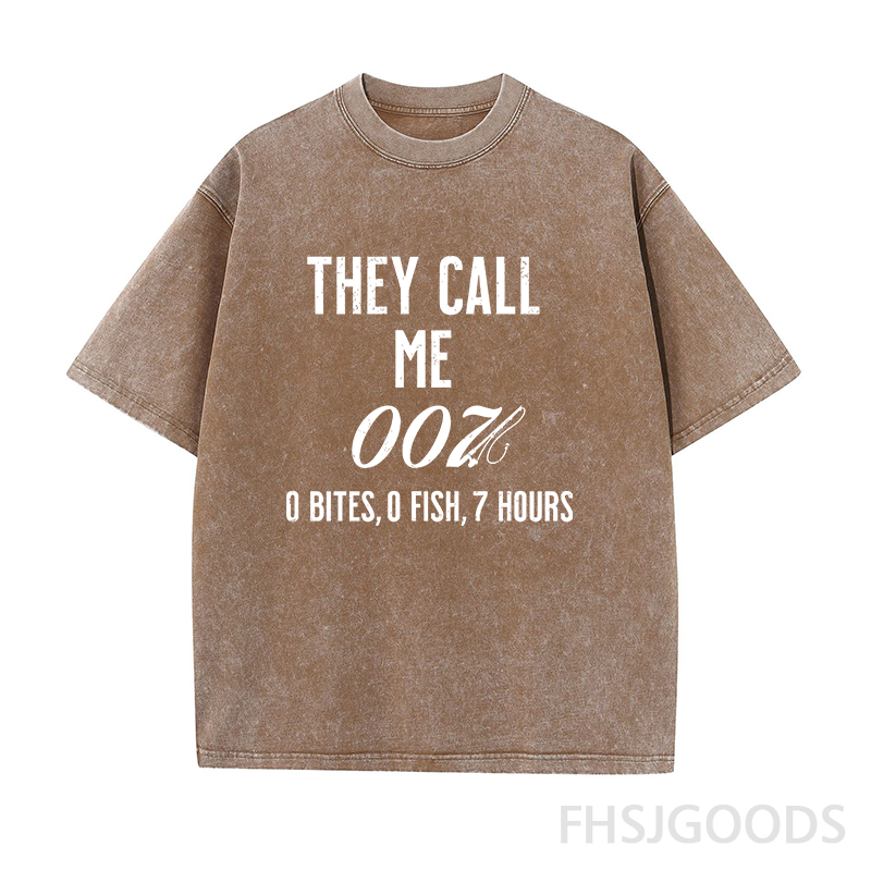 They Call Me 007 Unisex Distressed T-Shirt