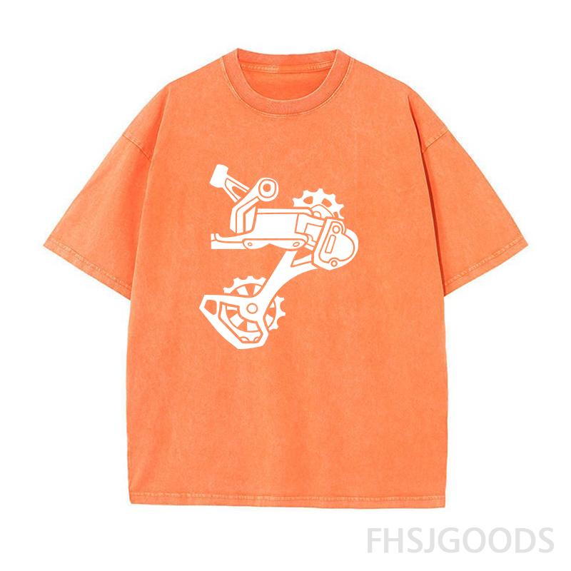Rear Derailleur BIKE Unisex Distressed T-Shirt