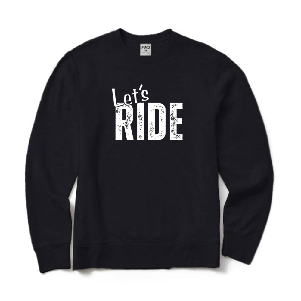 Let's Ride Cycling Crewneck Sweatshirt