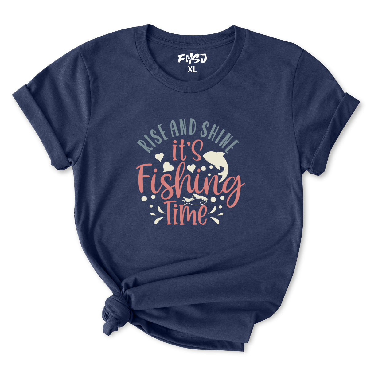 Rise and Shine It's Fishing Time T-Shirt for Women