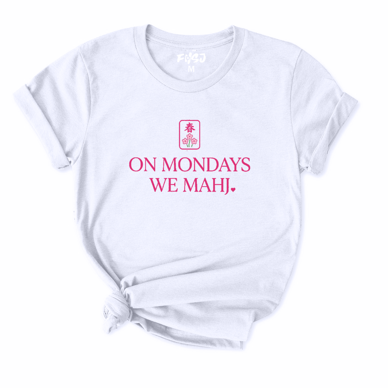 On Mondays We Mahjong T-Shirt for Women