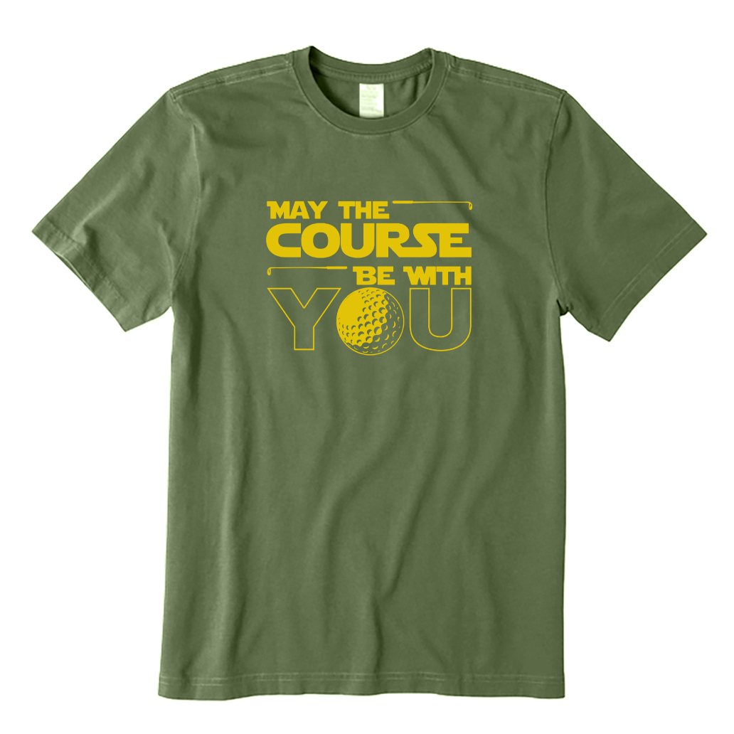 May The Course Be with You Golf T-shirt