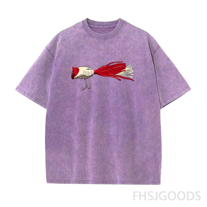 Fishing Lure Unisex Distressed T-Shirt