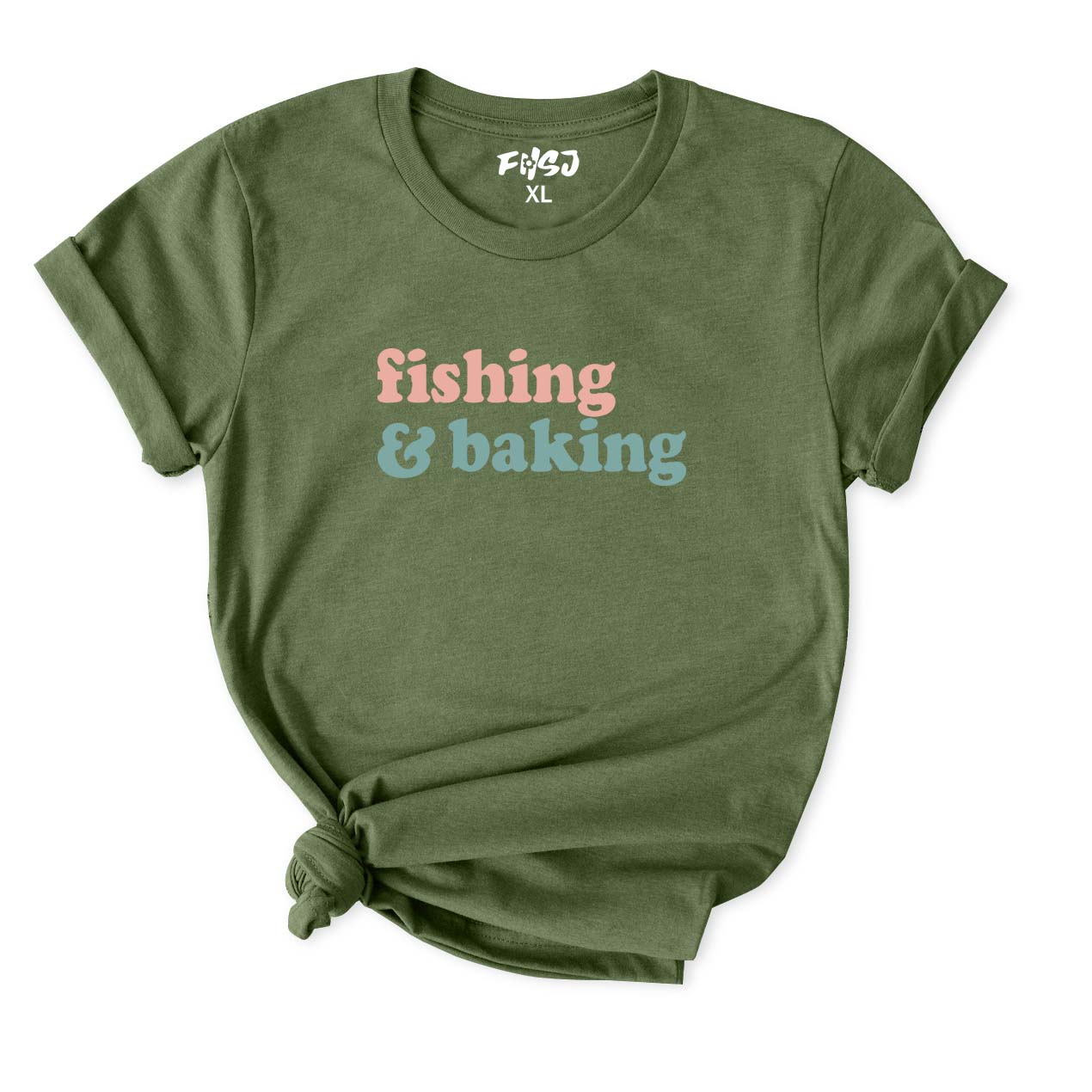Fishing and Baking T-Shirt for Women