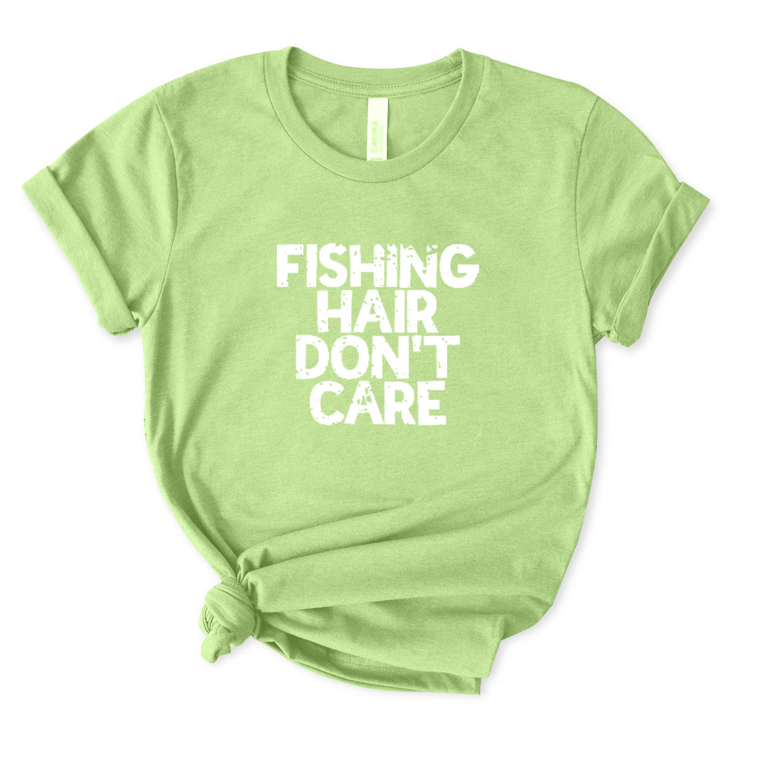 Fishing Hair Don't Care T-Shirt for Women