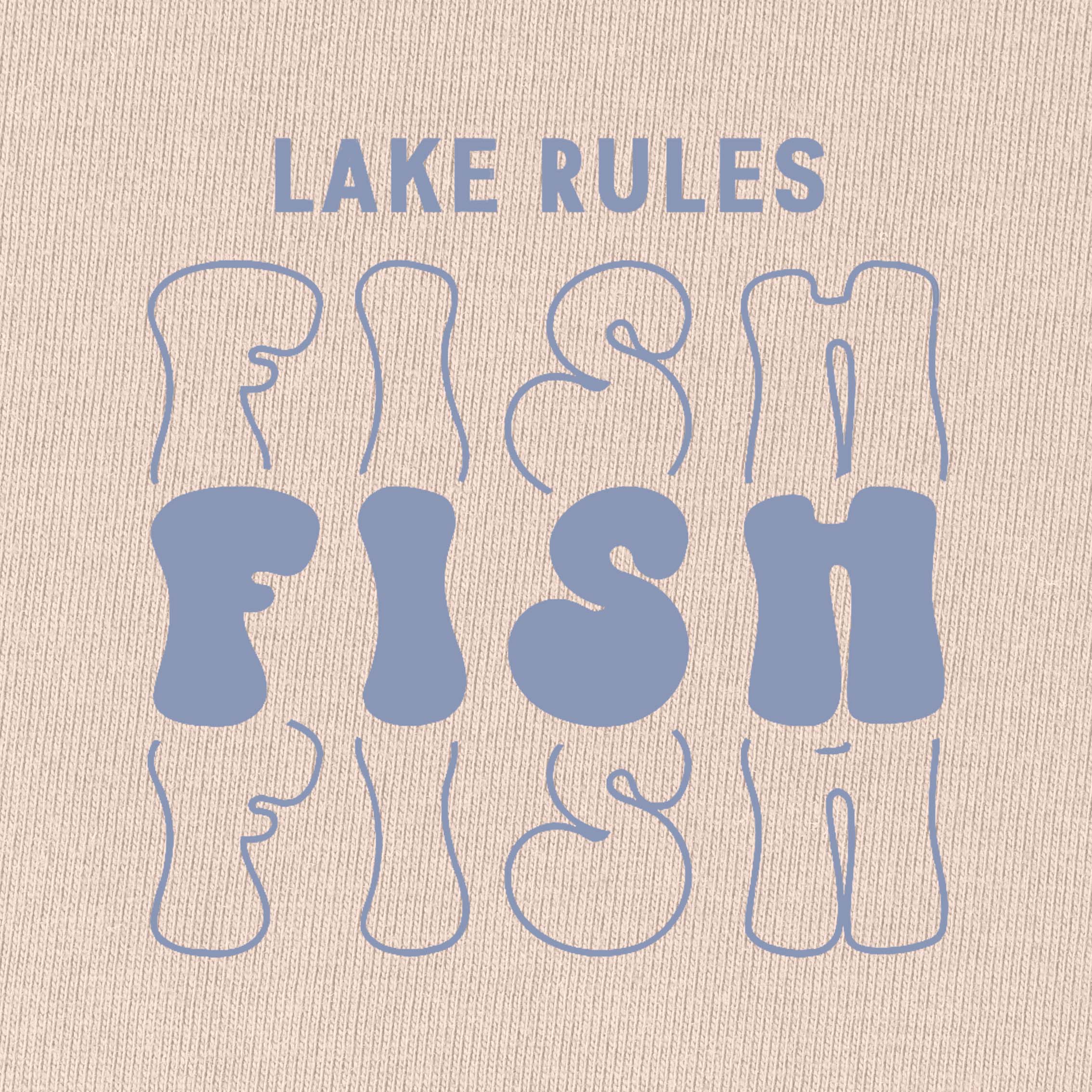 Lake Rules Fish T-Shirt for Women