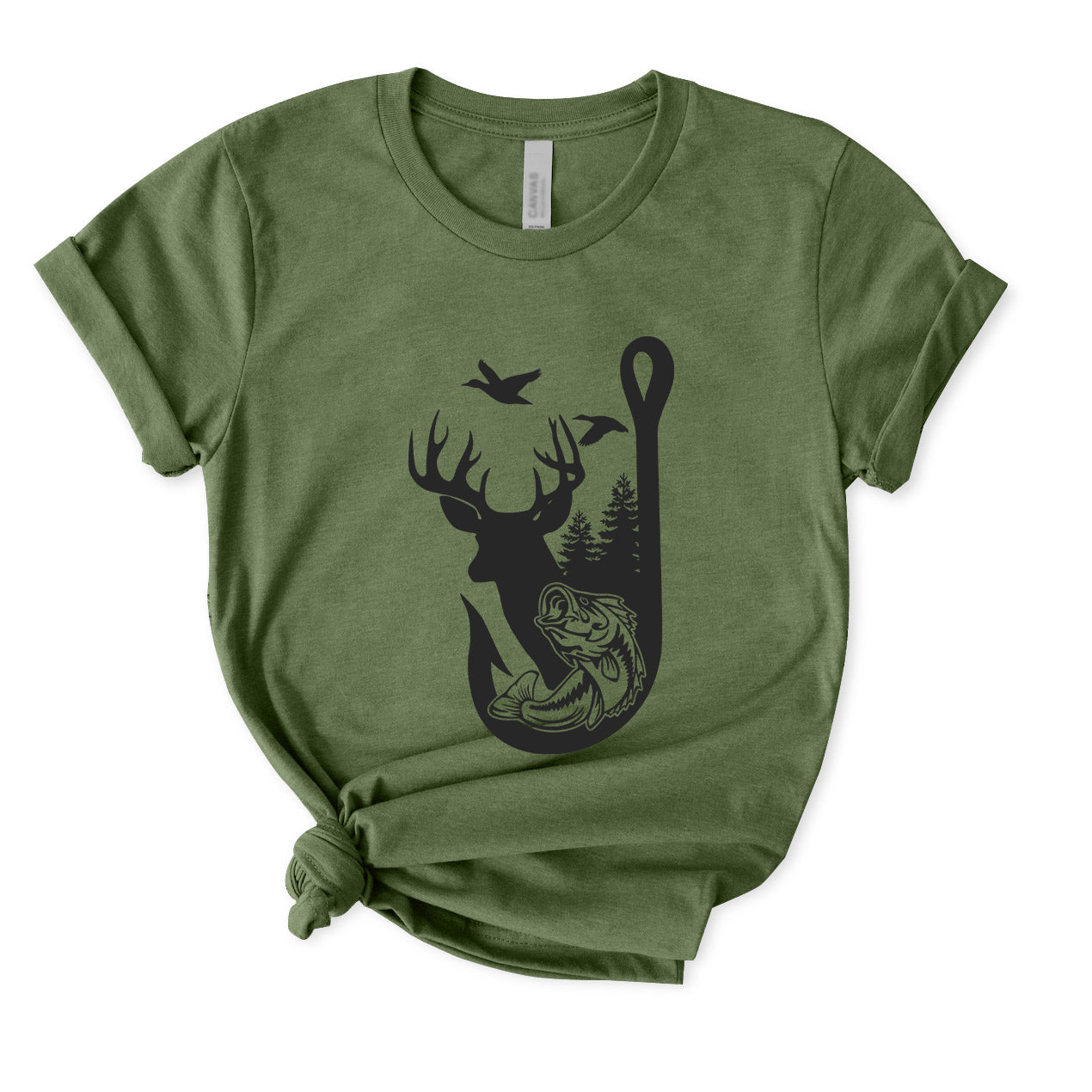 Fishing and Hunting T-Shirt for women