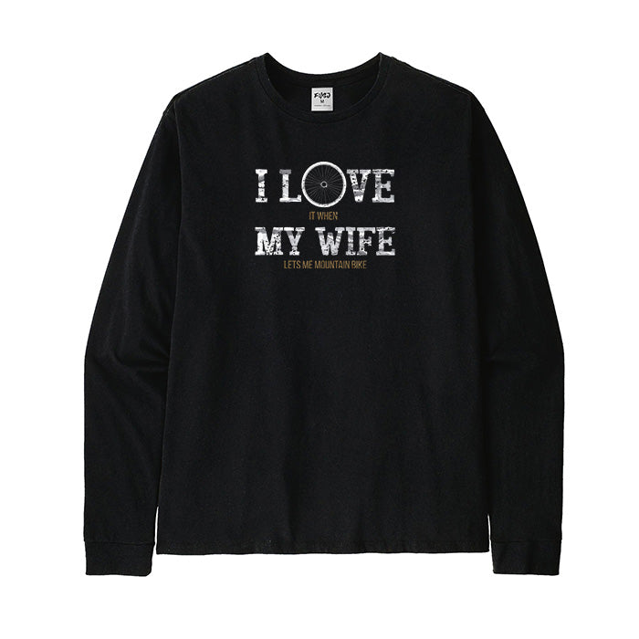 Funny Mountain Biker Long Sleeve T-Shirt