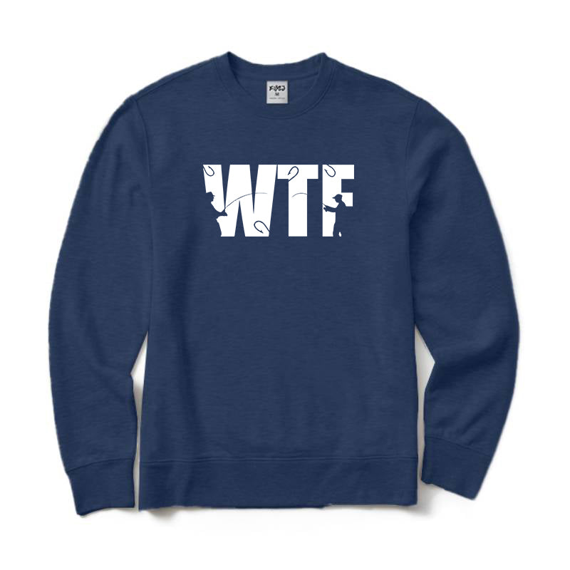 WTF Fishing Crewneck Sweatshirt