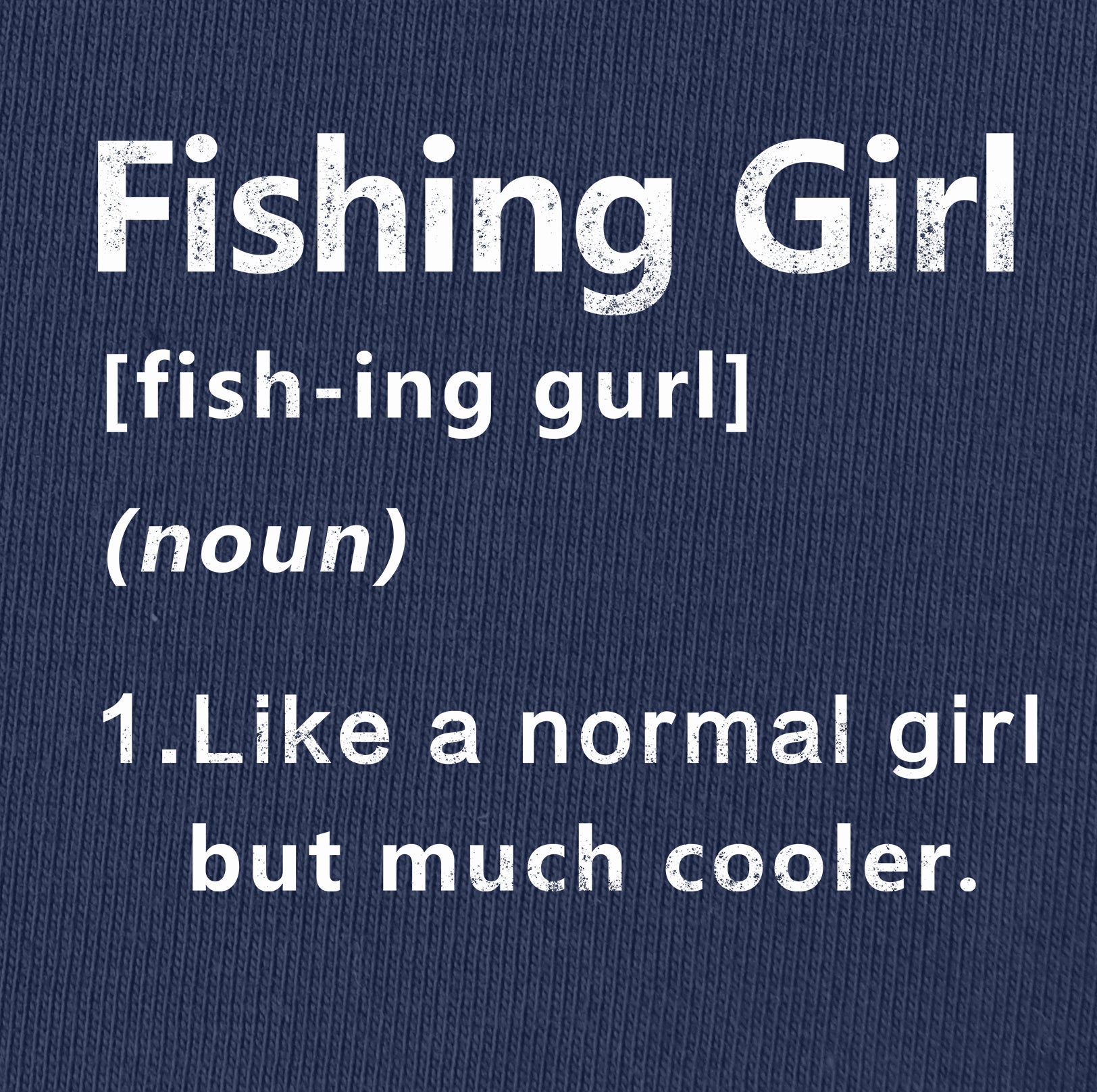 Fishing Girl T-Shirt for Women