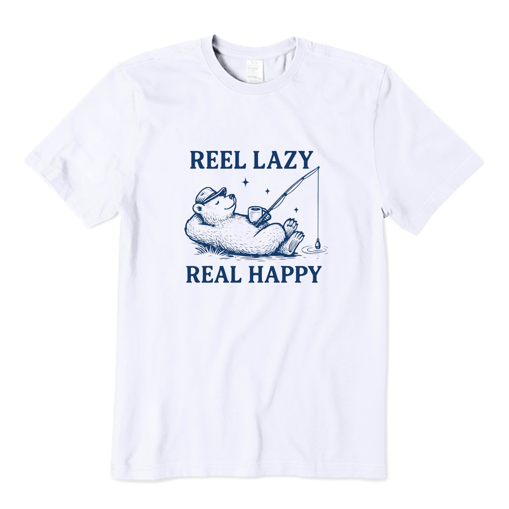 Reel Lazy Real Happy T-Shirt