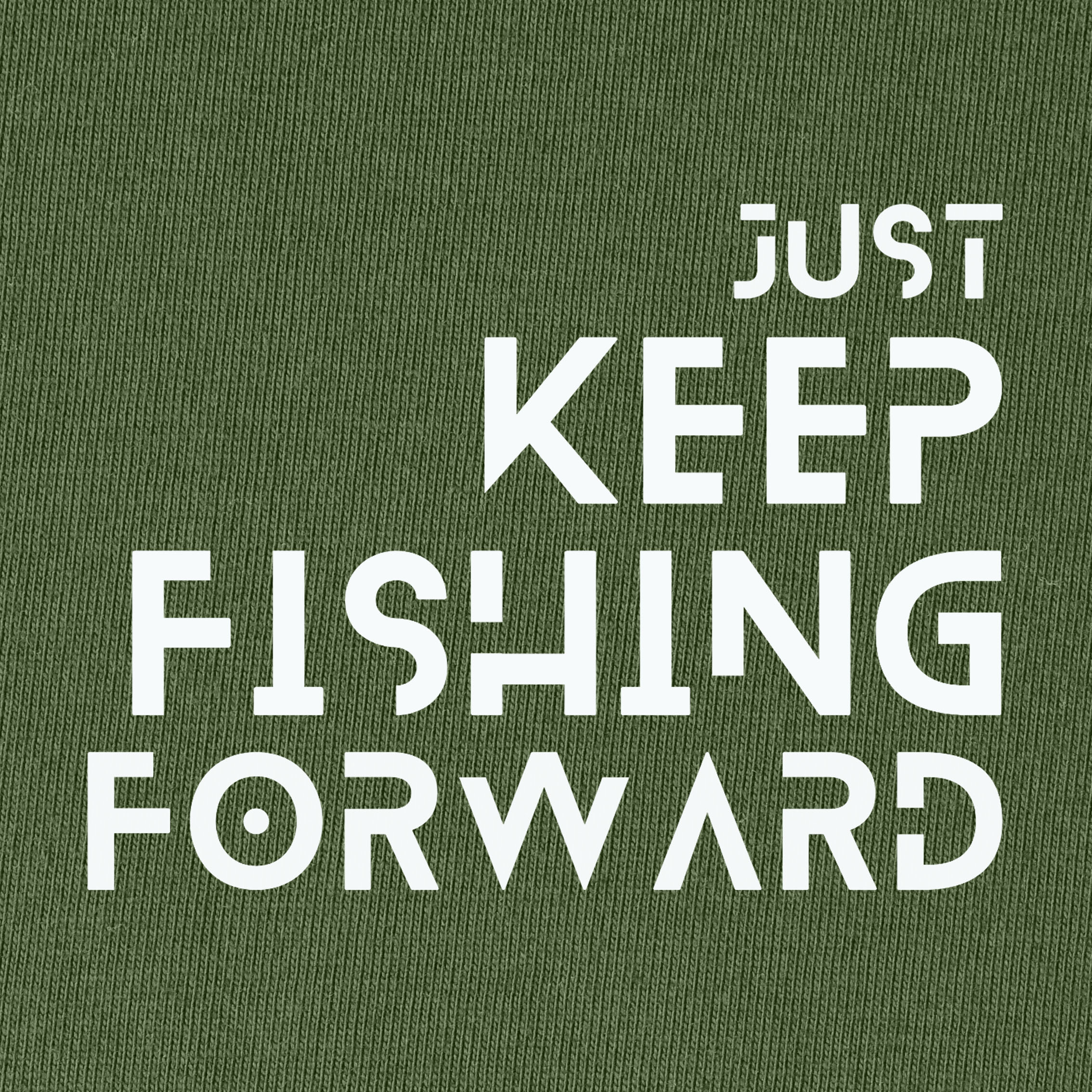 Just Keep Fishing Forward T-Shirt for Women