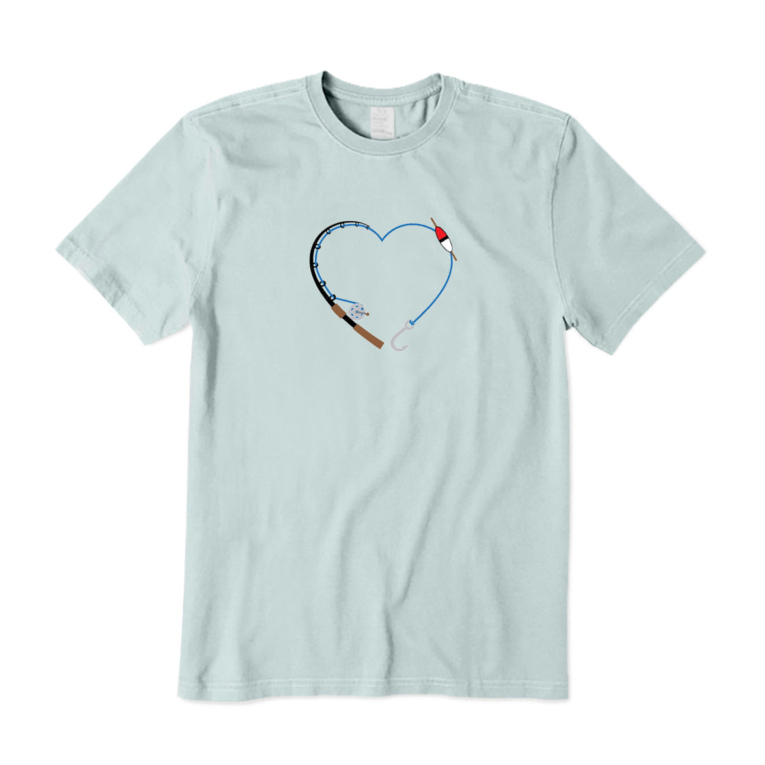 Heart Fishing Rod T-Shirt