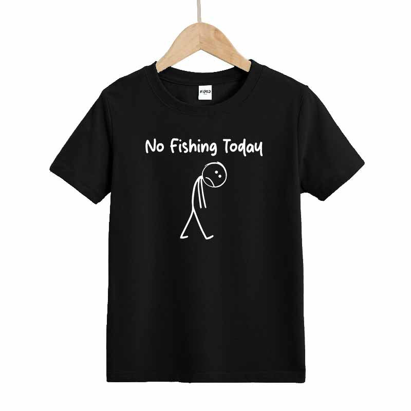 No Fishing Today Kids T-Shirt