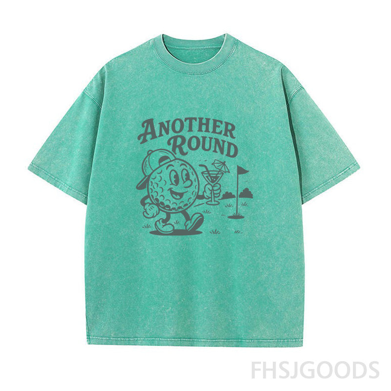 Another Round Golf Unisex Distressed T-Shirt